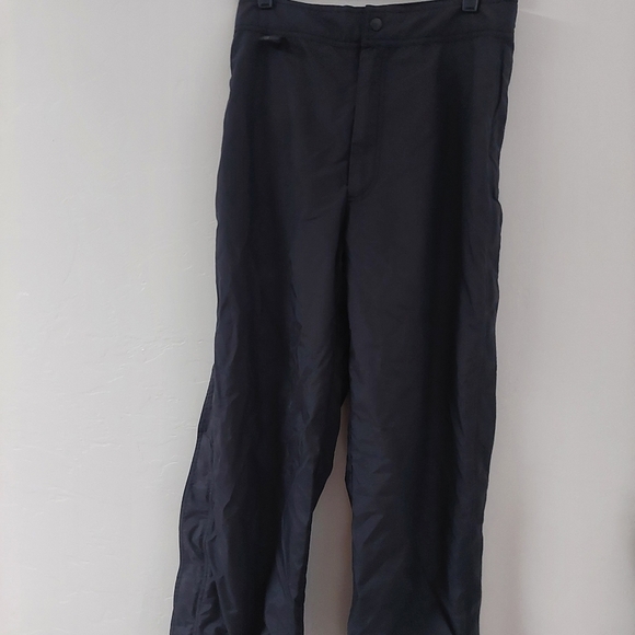 Rawik Outerwear Black Pants Ski Snow Waterproof Women Size M Side Zip Snap Butto - Picture 1 of 14